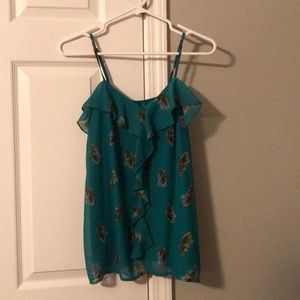 New with Tags! Seafoam green feather tank. Sz S.